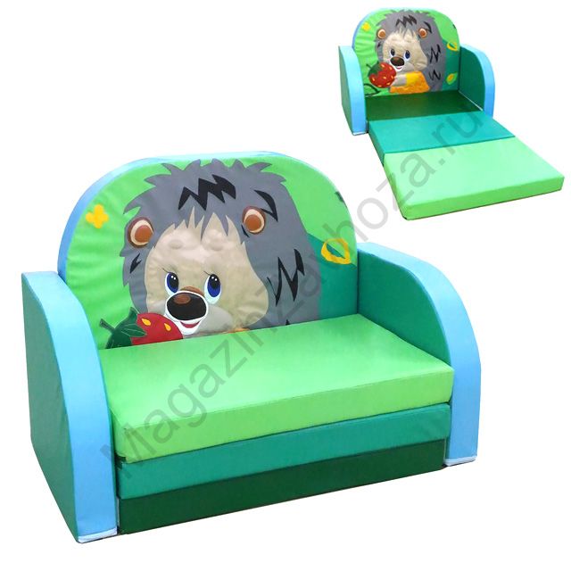МЯГКИЙ МОДУЛЬ ДЕТСКИЙ ДИВАН ДЕТСКИЙ ЁЖИК