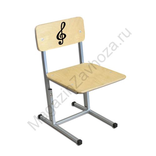 СТУЛ НА МЕТАЛЛОКАРКАСЕ РЕГУЛИР. 2 КВ ( СКР. КЛ. ЧЁРНЫЙ )