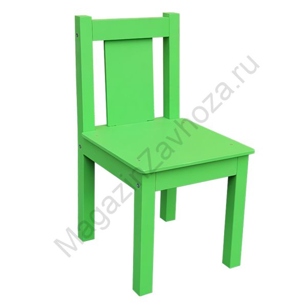 СТУЛ МДФ НЕРЕГУЛИРУЕМЫЙ ЗЕЛЁНЫЙ 53