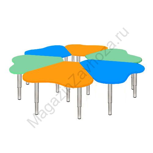 СТОЛ ДЕТСКИЙ ФАНЕРА РЕГУЛИРУЕМЫЙ 75 (ДИАМЕТР 1400)