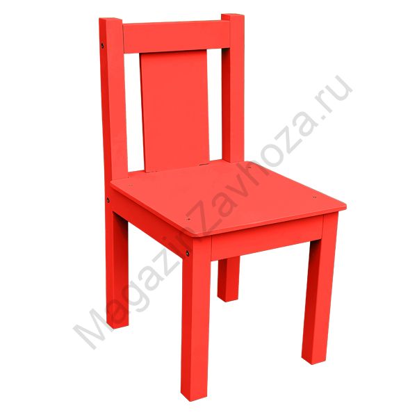 СТУЛ МДФ НЕРЕГУЛИРУЕМЫЙ КРАСНЫЙ 53