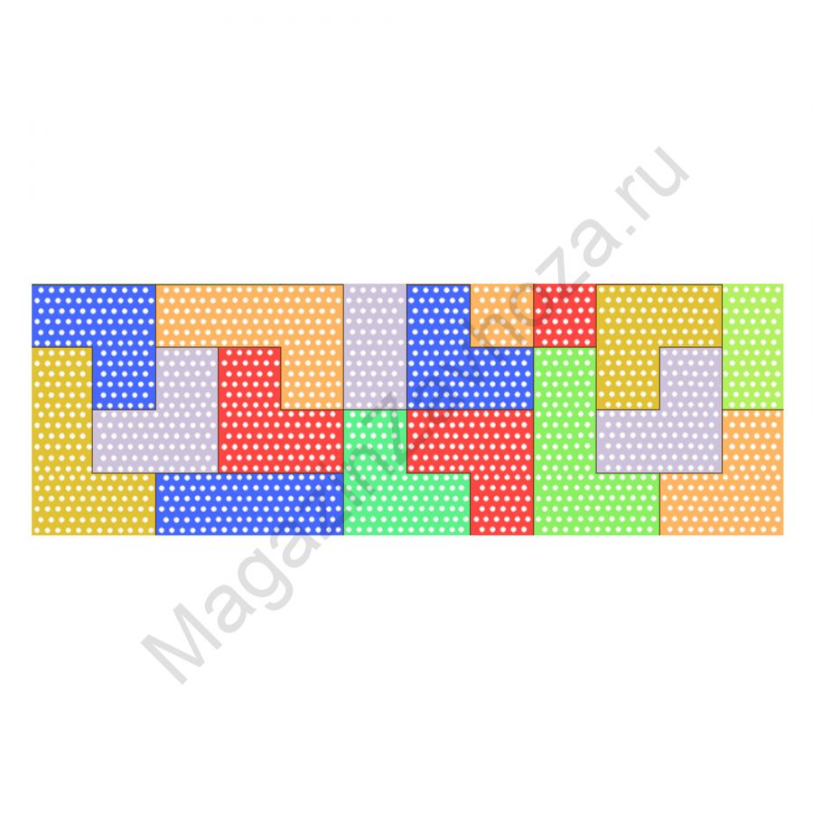СТЕНОВАЯ ПАНЕЛЬ МОДЕЛЬ 4 ТЕТРИС Н-1000