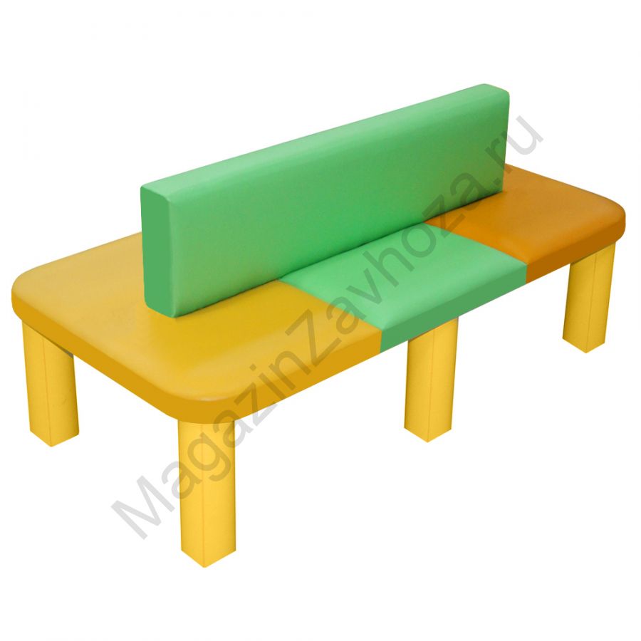 МЯГКАЯ БАНКЕТКА ДЕТСКАЯ 35 (СО СПИНКОЙ)