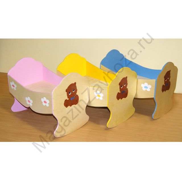 ИГРОВАЯ МЕБЕЛЬ ЛЮЛЬКА ДЛЯ КУКЛЫ (ФАНЕРА)