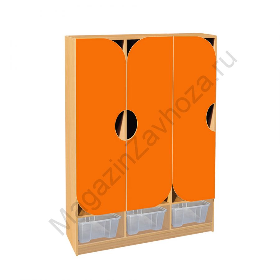 Шкаф Детский с контейнером Овал - 3