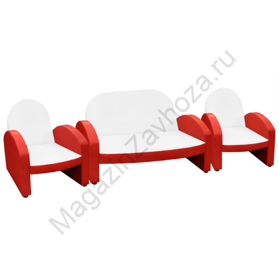 НАБОР "ЭКОНОМ" ДИВАН 154 БЕЛЫЙ 3