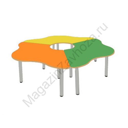 СТОЛ ДЕТСКИЙ МДФ РЕГУЛИРУЕМЫЙ 25 Трилистник