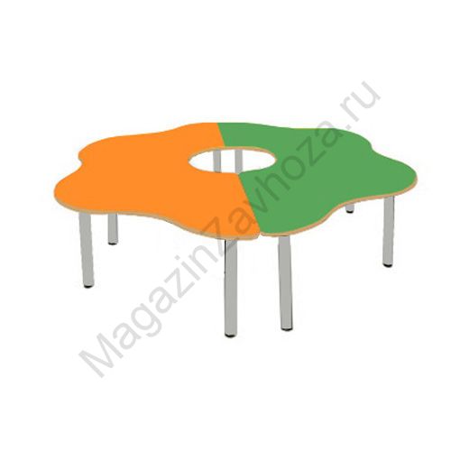 СТОЛ ДЕТСКИЙ МДФ РЕГУЛИРУЕМЫЙ Половинка