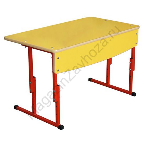 ПАРТА ДЕТСКАЯ РЕГУЛИРУЕМАЯ ДВУХМЕСТНАЯ С НАКЛОНОМ СТОЛЕШНИЦЫ 57