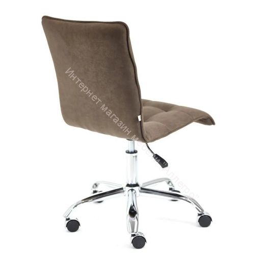 Кресло ZERO флок, коричневый, 6