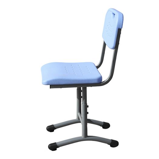 ИНС-2-2 Стул ученический регулируемый (Антивандальный Синий пластик)