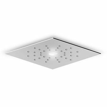 Тропический душ Zucchetti Isyarc 17 см Z94155 с LED подсветкой и эффектом дождя схема 2