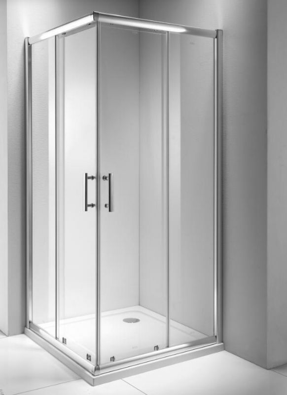 Душевой уголок Oporto Shower 8013CH 100x100x190 см, прозрачное стекло 6 мм