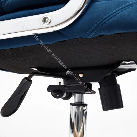 Кресло SOFTY LUX флок , синий, 32