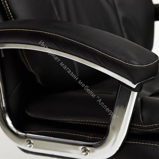 Кресло SOFTY LUX кож/зам, черный, 36-6