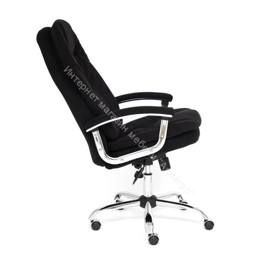 Кресло SOFTY LUX флок , черный, 35