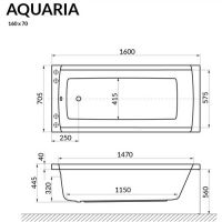 схема Excellent Aquaria 160х70