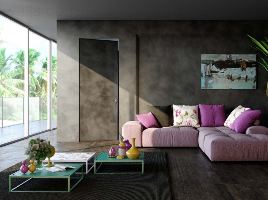 Скрытая дверь Pro Design Universal комплект внутреннего открывания высота до 2300 мм