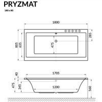 схема Excellent Pryzmat 180x80