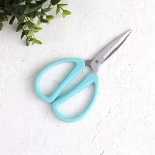 Инструменты для куклоделия - Ножницы портновские, голубые 14,5 см.