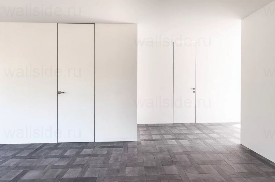 Скрытая дверь до потолка, обратное открывание, высота 2700 - 3000 мм