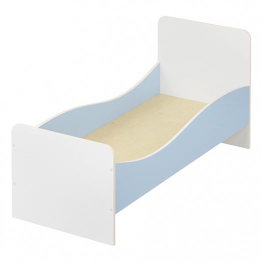 РСН-0056 Кровать Детская "Волна" с бортиком (1232/1432х636х605 мм)