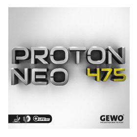 Накладка Gewo Proton Neo 475 (гладкая) 2,2 красная