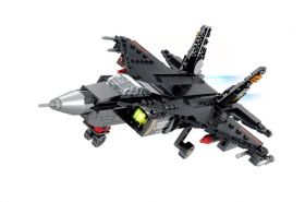 Масштабный конструктор истребитель Шэньян J-31, 244 деталей