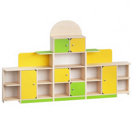 РСН-0192 Стеллаж для игрушек "Антошка" (2550x300x1516 мм)
