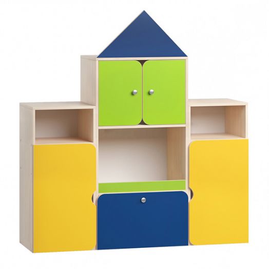 РСН-0162 Стеллаж для игрушек "Гоша" (1400х420х1516 мм)