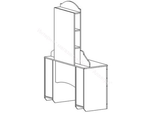 Трюмо “Мария-Луиза 10” (Бодега Белый)