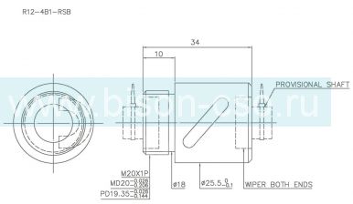 Гайка ШВП Hiwin R12-4B1-RSB