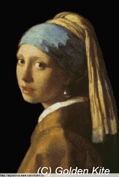 Набор для вышивания "2174 Girl with A Pearl Earring (small)"