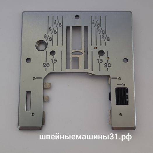 Игольная пластина Janome JG408, JemGold, SE518, SE522 (без крышки) Б/У.     Цена 350 руб