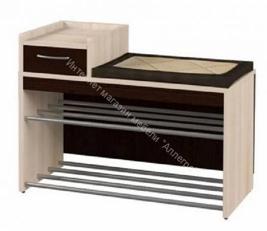 Тумба “Ольга 5” (Ясень Шимо Светлый/Венге)