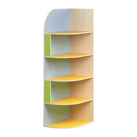 РСН-0218 Стеллаж Детский Угловой (650x400x1600 мм)