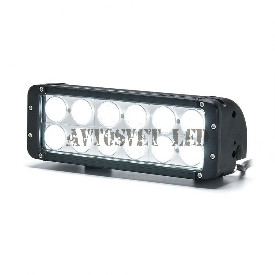 Двухрядная светодиодная балка ASQ-120W combo комбинированный свет (длина 28 см, 11 дюймов)