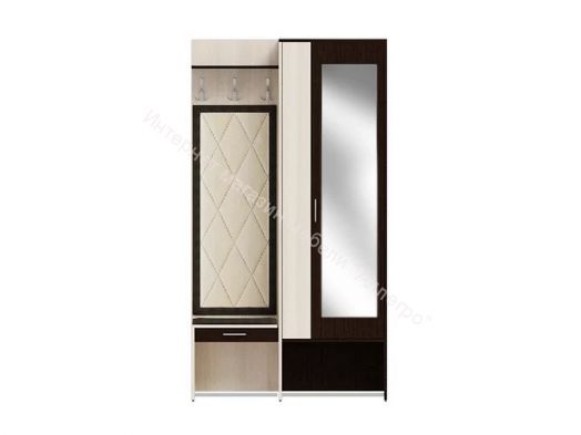 Прихожая Ольга 4 (Ясень Шимо Светлый/Венге)