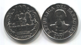 Парагвай 100 гуарани 2007 UNC