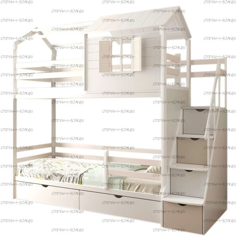 Кровать двухъярусная, Кровать-домик Felicia №55C