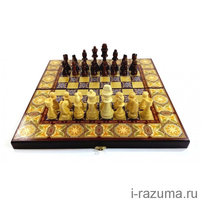 Шахматы 3в1 "Восточная Мозаика"