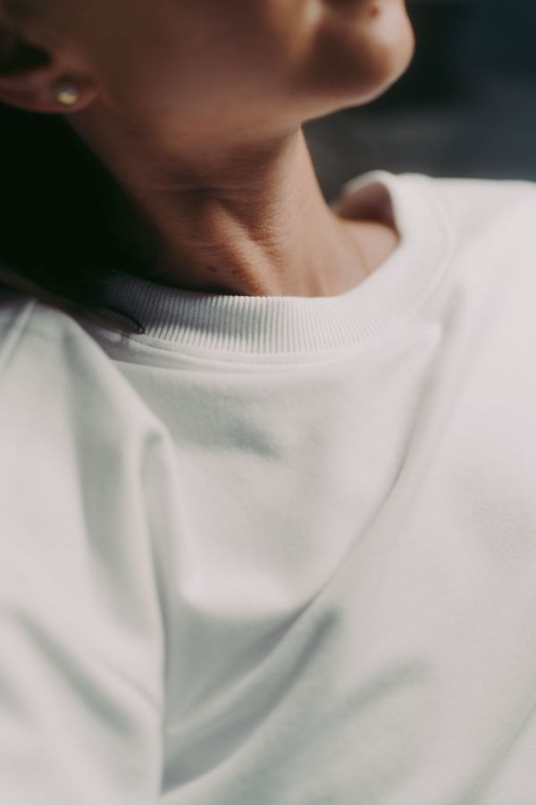 Футболка оверсайз белая