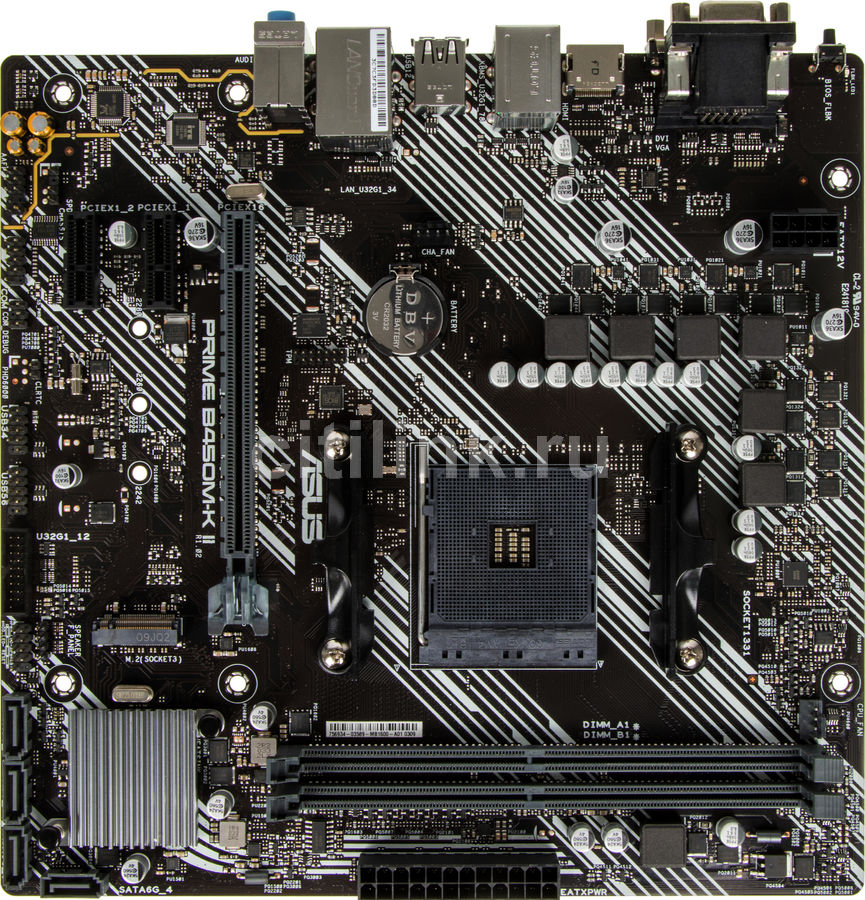 Материнская плата ASUS PRIME B450M-K II