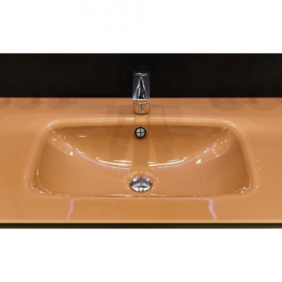 Изображение Столешница стеклянная моноблок 100 Armadi Art 852-100-CP капучино