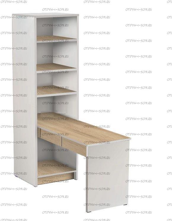 Стеллаж со столом Нордик НД-12