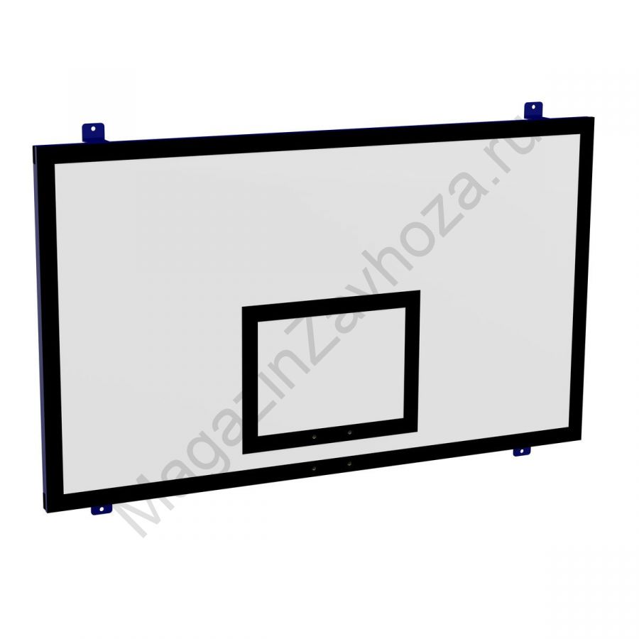 Щит баскетбольный игровой пристенный (фанера 15 мм, металлокаркас) 1050х1800мм