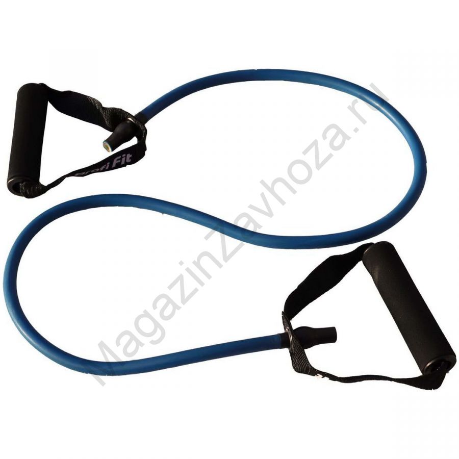 Эспандер трубчатый PROFI-FIT,голубой, сопротивление 10 кг