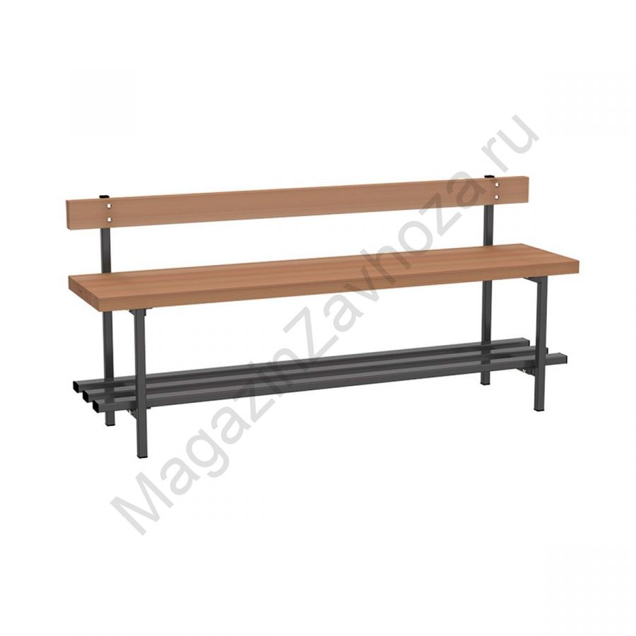 Скамья для раздевалок со спинкой 2 мz