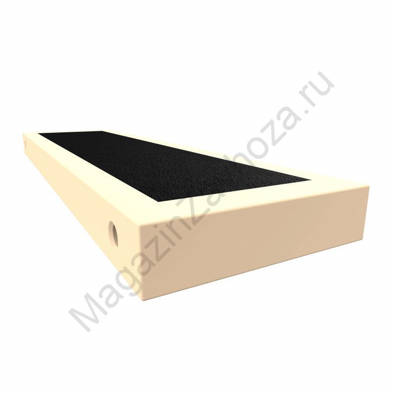 W108 Скамья с резиновым ковриком Zavodsporta