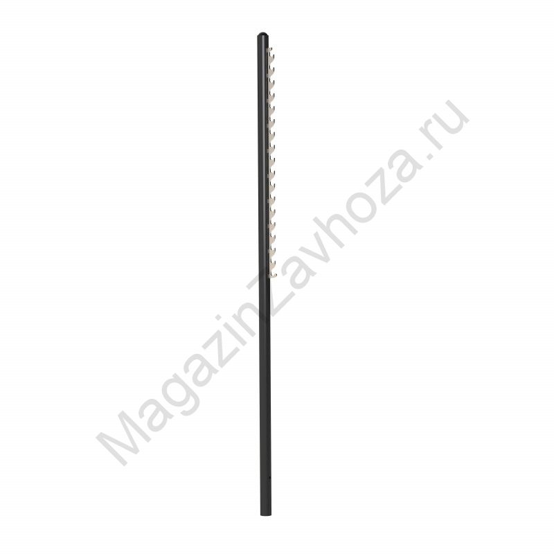 W108 Столб опорный 108-3750 мм (с гребенкой для перекладины регулируемой) Zavodsporta